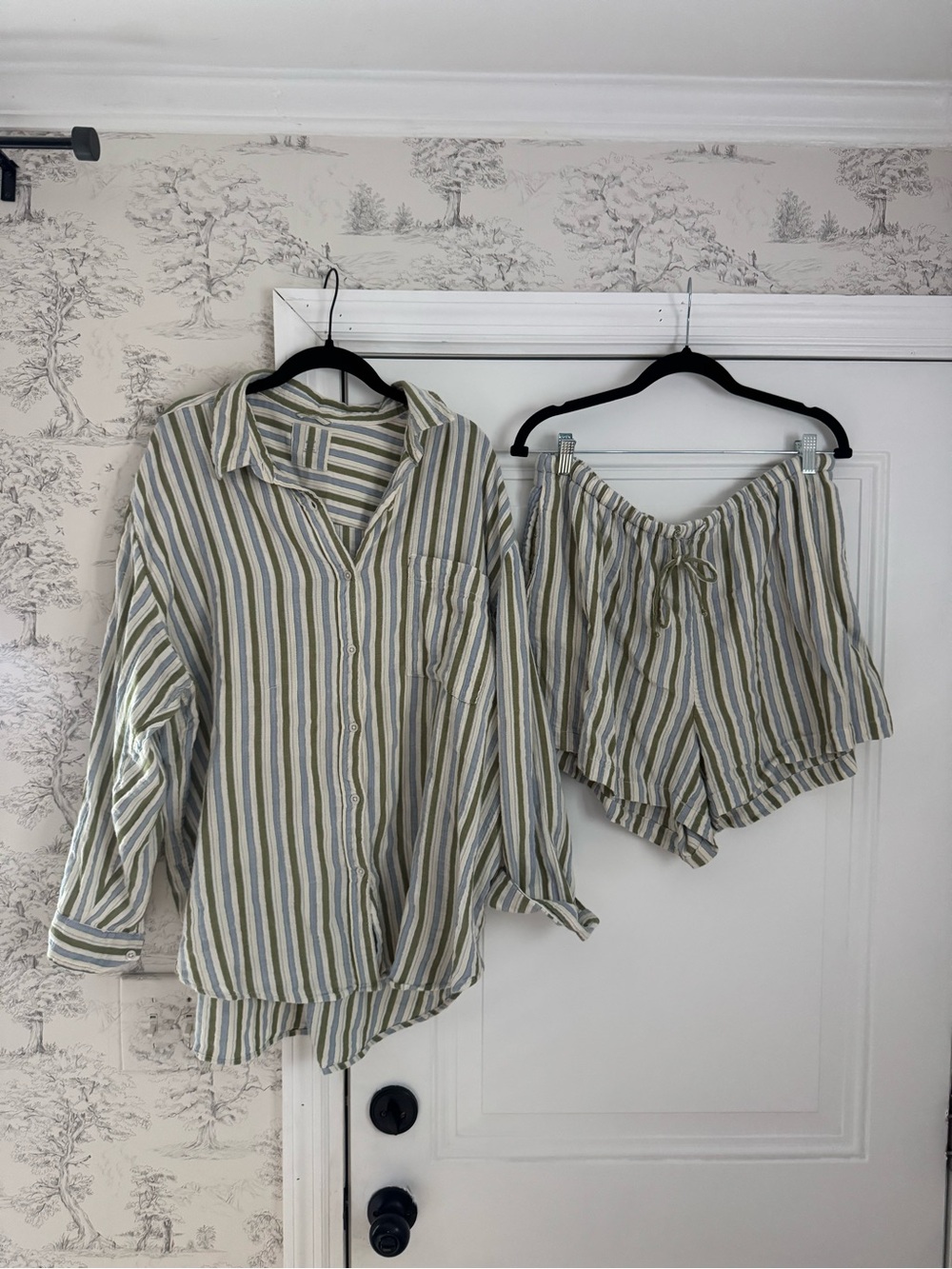 aerie striped matching set